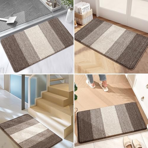 Kitinjoy Indoor Outdoor Door Mat, 47x24 Non-Slip Dirt Trapper Doormats - Image 6
