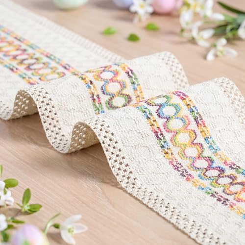 Artoid Mode Colorful Farmhouse Rustic Table Runner 12x36 Inch - Image 6