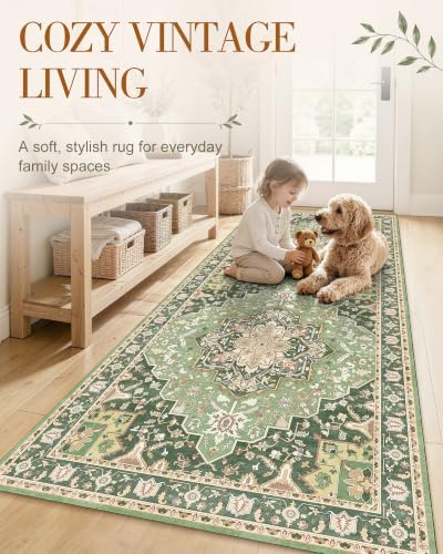 OLANLY 2x6 Washable Runner Rug, Soft Non Slip Carpet for Hallway Kitchen - Image 3