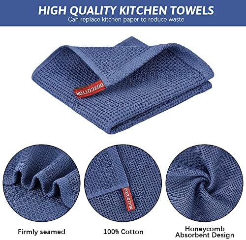 Nialnant 6 Pcs Kitchen Hand Towels, 100% Cotton,13 x 28 in - Image 3