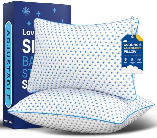 King Size Pillows Set of 2, Cooling Shredded Memory Foam Pillows by Unknown