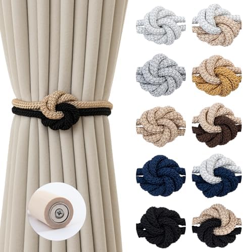 Magnetic Curtain Tiebacks Holdbacks Rope Curtain Tie Backs Outdoor Contoeey by CurtainTiebacks