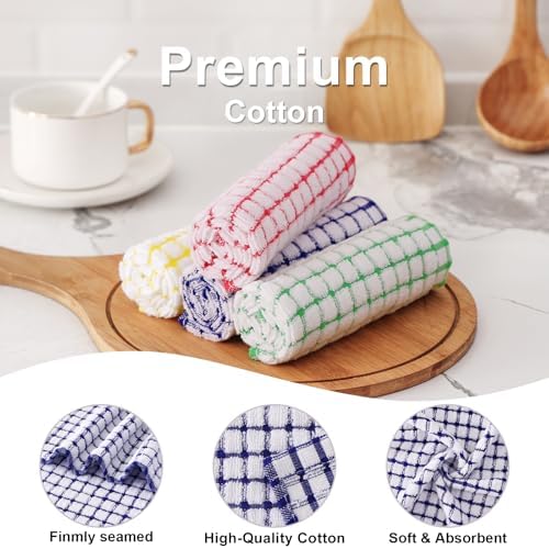 Kitinjoy Cotton 6 Pack Terry Kitchen Towels, Multiple Colour - Image 2