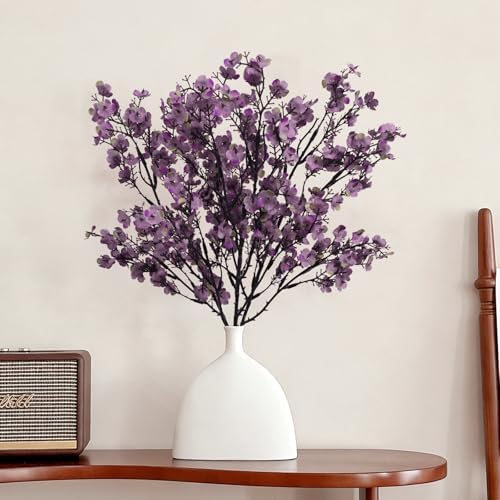 10 Pcs Fake Flowers, Babys Breath Artificial Flowers, Lavender Purple - Image 4