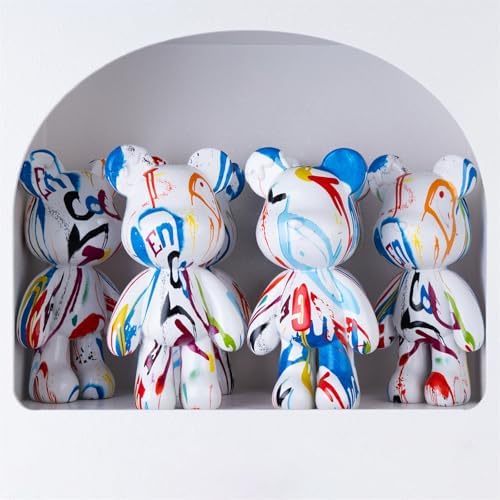 Bear Sculpture, Resin Animal Statue for Home Decor, Abstract Bear Decor for Office, Living Room, Bedroom on Table, Shelf, TV Cabinet (Modern Decor) - Image 6