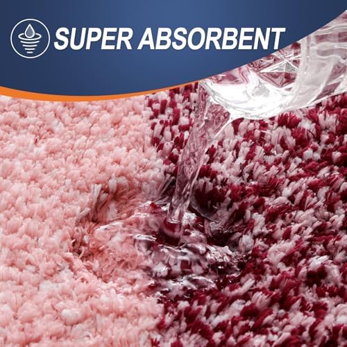OLANLY Bathroom Runner Rug 47x20, Extra Soft Absorbent Microfiber Bath Rugs - Image 3