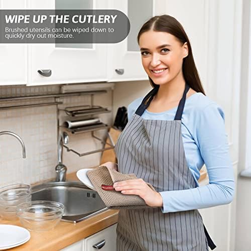 Nialnant 6 Pack 100% Cotton Waffle Weave Kitchen Towels,Soft and Absorbent Kitchen Dish Rags, Dish Cloths for Washing Dishes-12x12 Inches - Image 6