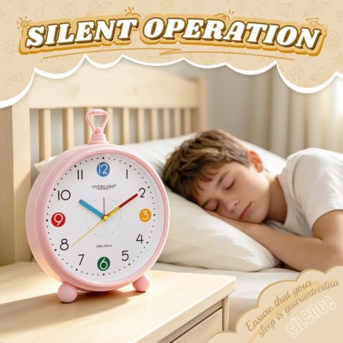 AuraSync Silent Quartz Desk Clock, Beautiful and Convenient Clock - Image 3