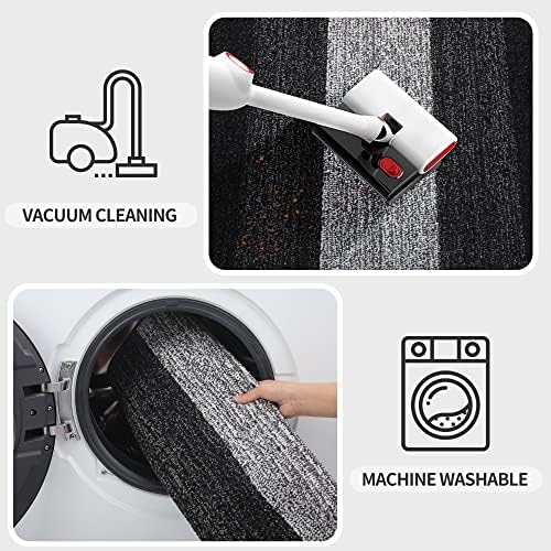 Kitinjoy Indoor Outdoor Door Mat, 47x24 Non-Slip Dirt Trapper Doormats - Image 5