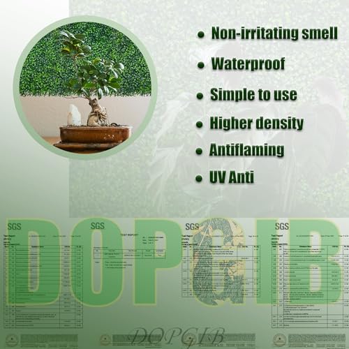 10"x10" (16 Pieces) Artificial Grass Wall Decoration Backdrop Panels - Image 5