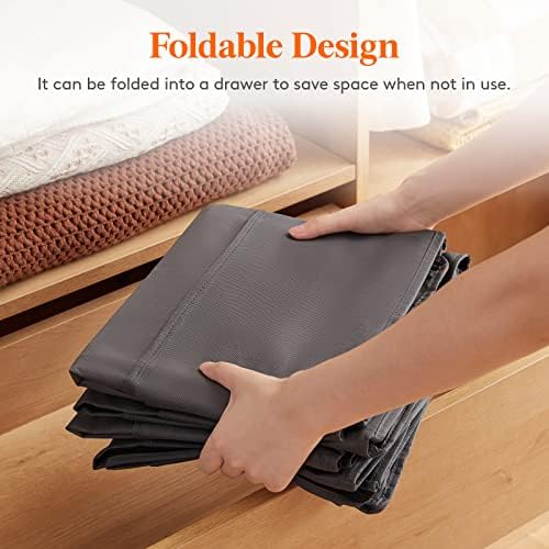 Lifewit 95L 3 Pack Under Bed Storage Container, Blanket Organizer, Gray - Image 6
