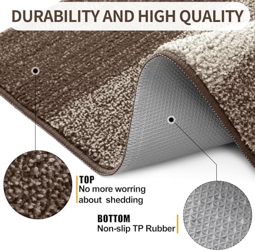 Kitinjoy Indoor Outdoor Door Mat, 47x20 Non-Slip Dirt Trapper Doormats - Image 3