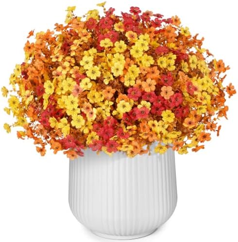 Lifewit Fall Artificial Flowers for Outdoor, Faux Flowers for Garden Decor by Lifewit