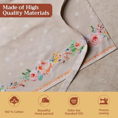 Maison d' Hermine Aprons for women with Pocket 100% Cotton (27.50"x31.50") - Image 3