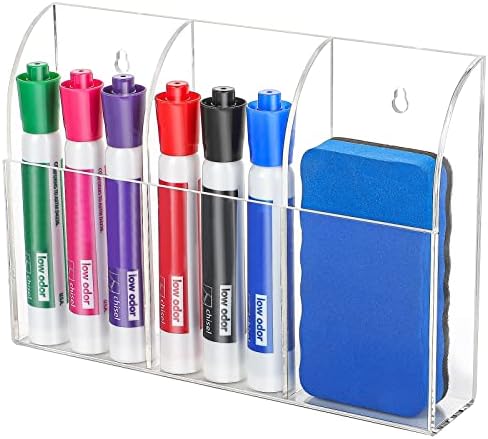 MaxGear Wall Marker Holder & Remote Control Organizer 3-Compartment by MaxGear