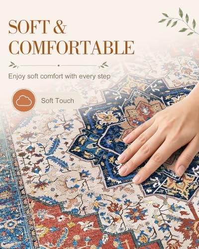 OLANLY 2x7 Washable Runner Rug, Soft Non Slip Carpet for Hallway Kitchen - Image 4