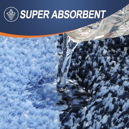 OLANLY Bathroom Runner Rug 47x17, Extra Soft Absorbent Microfiber Bath Rugs - Image 3
