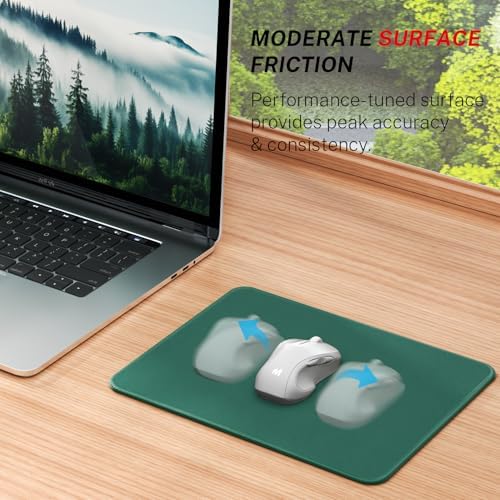 MROCO Essential Office & Gaming Mouse Pad, 8.5 x 11 Inch, Forest Green - Image 2