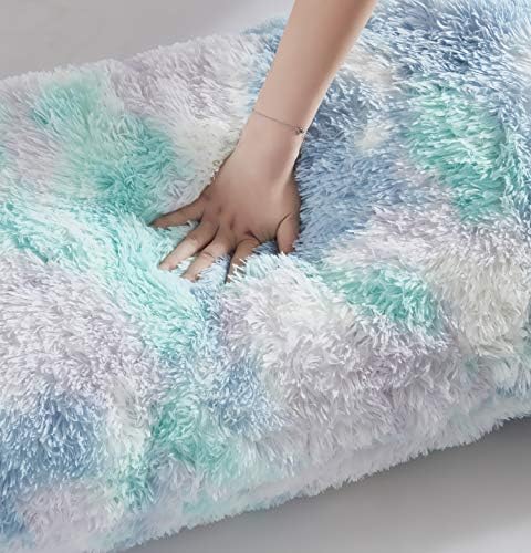 Cozy Plush Fur Body Pillow 20X54 Inches with Premium Filling, Ultra Soft Bed and Sofa Pillow, Vibrant Pastel Colors on Long Pillow, Big Hug Double Pillow, Pregnancy Pillow, Warm Fascinating - Image 5