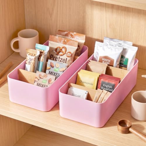 2 Pack Seasoning Packet Organizer Spice Storage Organizer, Pink - Image 3
