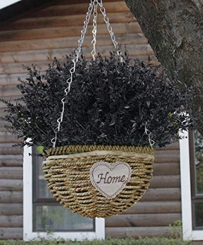 RECUTMS Black Artificial Flowers Outdoor Fake Plants Artificial Faux Flower - Image 6