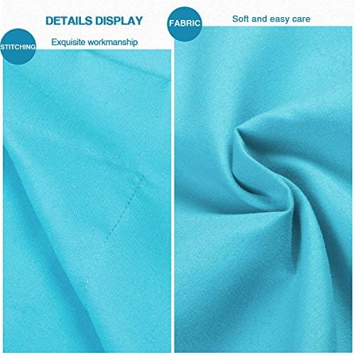FLXXIE Microfiber King Pillow Shams Set of 2, Blue - Image 2