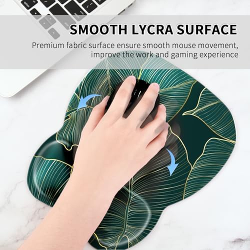 EooCoo Ergonomic Mouse Pad with Wrist Rest, Memory Foam Support Mousepad - Image 4