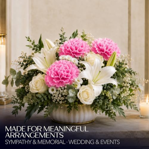 Royal Imports Carnation Artificial Flowers for Weddings – Hot Pink 100pk - Image 3