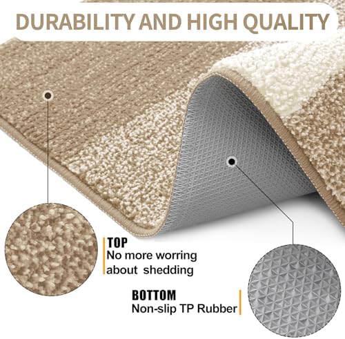 Kitinjoy Indoor Outdoor Door Mat, 40x24 Non-Slip Dirt Trapper Doormats - Image 3