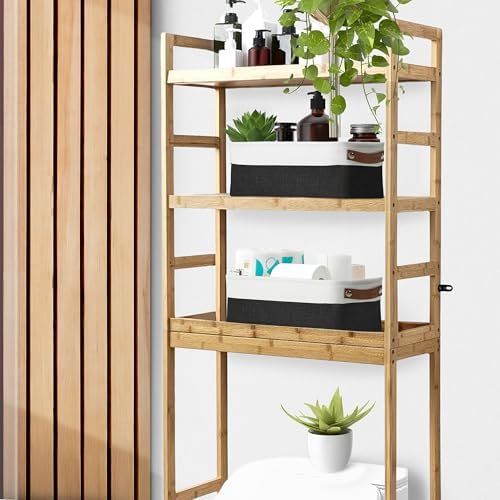 DECOMOMO Narrow Storage Bins, Small Storage Baskets for Shelves 4 Pack - Image 5