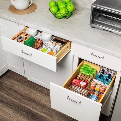 ClearSpace Pantry Organizer Storage Bin with Divider & Lid, 2 Pack - Image 4