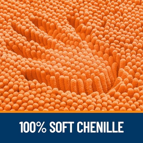 OLANLY Small Bathroom Rugs 24x16, Extra Soft Absorbent Chenille Bath Rugs - Image 3