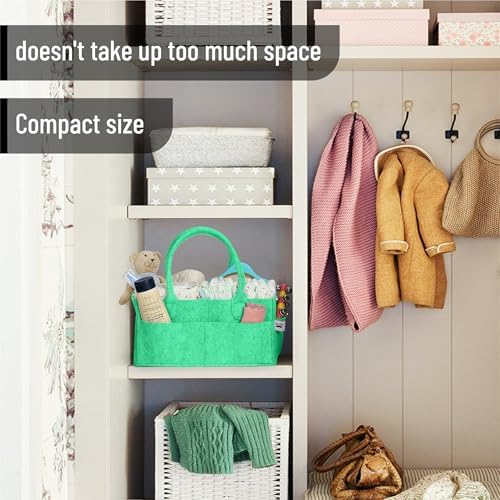 Mr. Pen- Baby Diaper Caddy Organizer, Green - Image 5