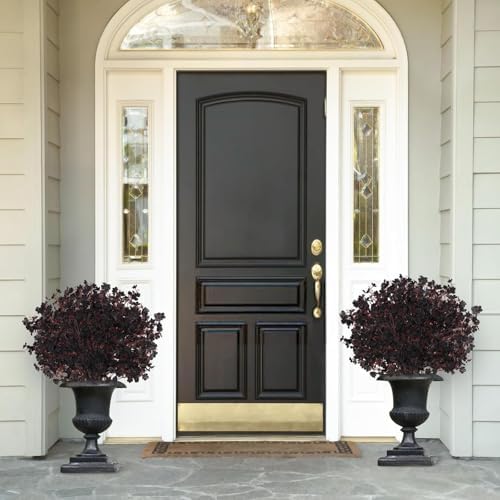 10 Pcs Fall Flowers, Real Touch Babys Breath Artificial Flowers, Black - Image 7