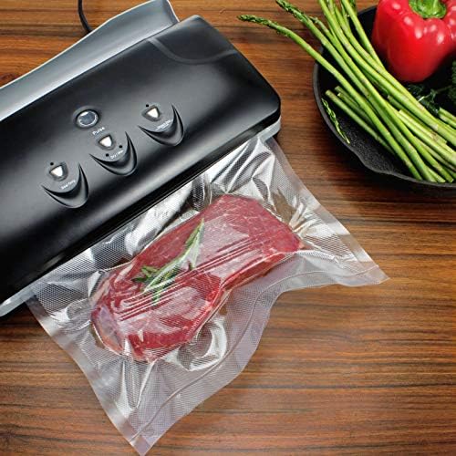 Vacuum Sealer Bags Rolls 2-Pack 11"X50' Commercial Grade BPA Free Double Sides Textured Vacuum Seal Bags Compatible with FoodSaver and Sous Vide Cooking (Total 100 Feet) - Image 2