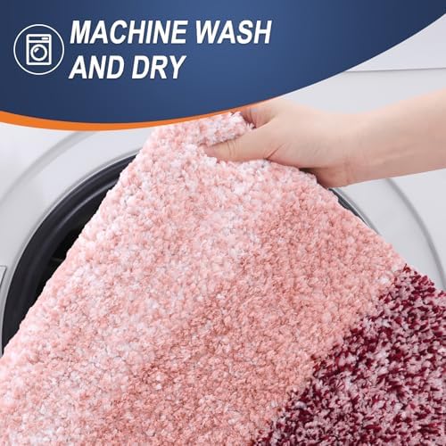 OLANLY Bathroom Runner Rug 47x20, Extra Soft Absorbent Microfiber Bath Rugs - Image 5