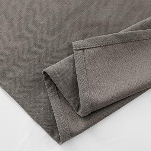 AMBERIS Bed Runner Single Layer Chenille Grey, Modern Style Bed Scarves for Home Hotel Decorations (Pillowcases Sold Separately) - Image 4