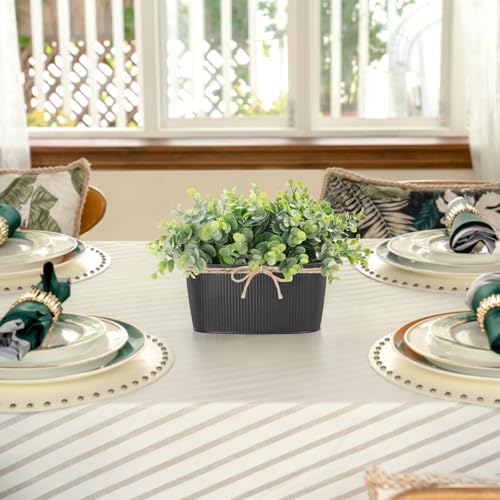 Dahey Artificial Fake Plants Indoor for Farmhouse Table Laundry Room Decor - Image 2