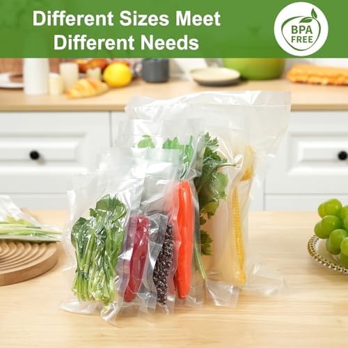 Vacuum Sealer Bags for Food Storage, 300pcs Precut Pint, Quart & Gallon - Image 6