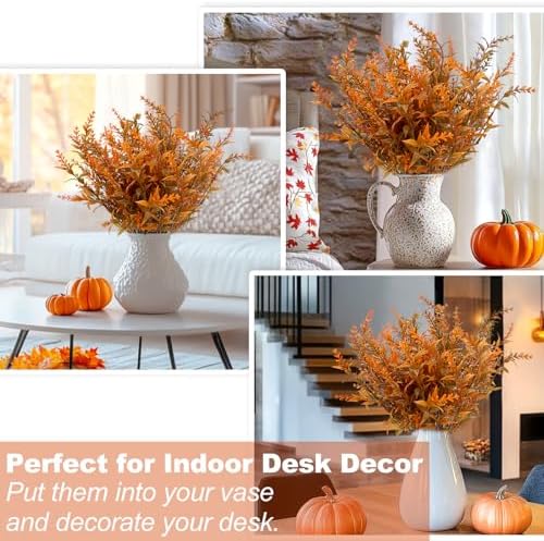 TURNMEON 20 Bundles Artificial Fall Flowers for Outdoors Fall Decorations - Image 3