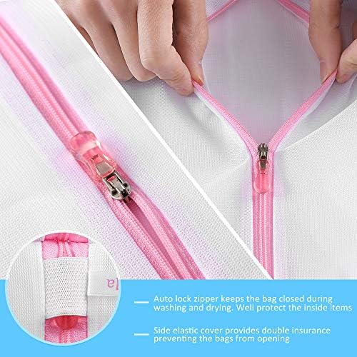 GOGOODA Mesh Laundry Bags for Delicates Durable Protective Wash Bags - Image 4