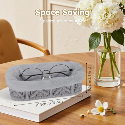 Glasses Holder, Anti-scratch Plush Lined Eyeglass Holder Stand - Image 3