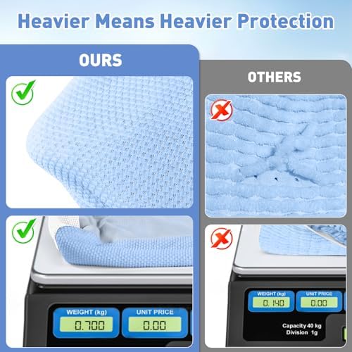Shoe Washing Machine Bag for Washer and Dryer - Reusable Lint-free, Large Sneaker Laundry Bag for Tennis Home Shoe Washing Kit, Includes Shoes Trees to Keep Shape, Gifts for Mother, Blue 2pcs - Image 6