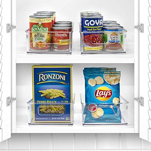 Sorbus Fridge Organizers and Storage, Clear Stackable Bins (Medium, 4 Pack) - Image 7