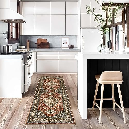 Lahome Oriental Washable Kitchen Runner Rug, 2x6 Runners for Hallway 6ft - Image 3