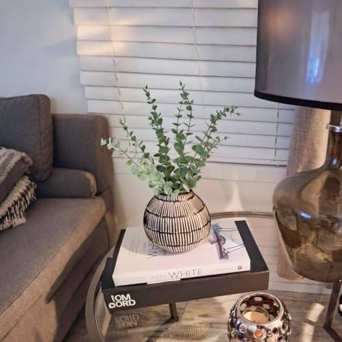 10pcs Eucalyptus Stems Artificial Eucalyptus Leaves Fake Greenery Branches Fake Flowers for Wedding Centerpiece Spring Easter Farmhouse Home Decoration - Image 4
