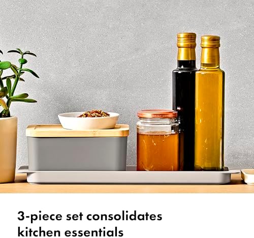 OXO 3-Piece Countertop Organizer Set, Kitchen Countertop Organizer - Image 2