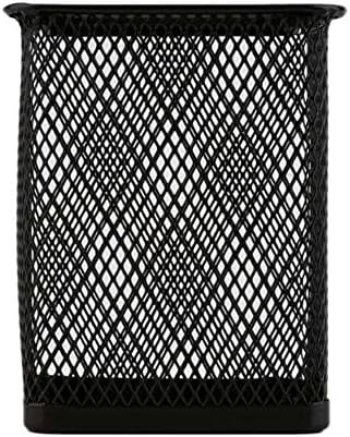 EORTA 3 Pack Square Pen Holders Pencil Holders Black Metal Mesh Pen Pencil Cups Stationery Organizer for Desk - Image 3