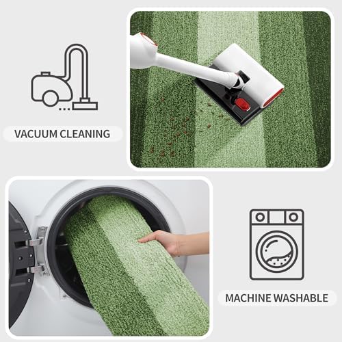 Kitinjoy Indoor Outdoor Door Mat, 54x32 Non-Slip Dirt Trapper Doormats - Image 5