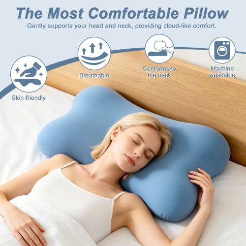 Neck Pillow Memory Foam Pillows for Side Sleepers - Image 4